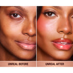 Charlotte Tilbury Mini Unreal Lip + Cheek Glow Blush Stick with Hyaluronic Acid - Cherry Glow - official image 2