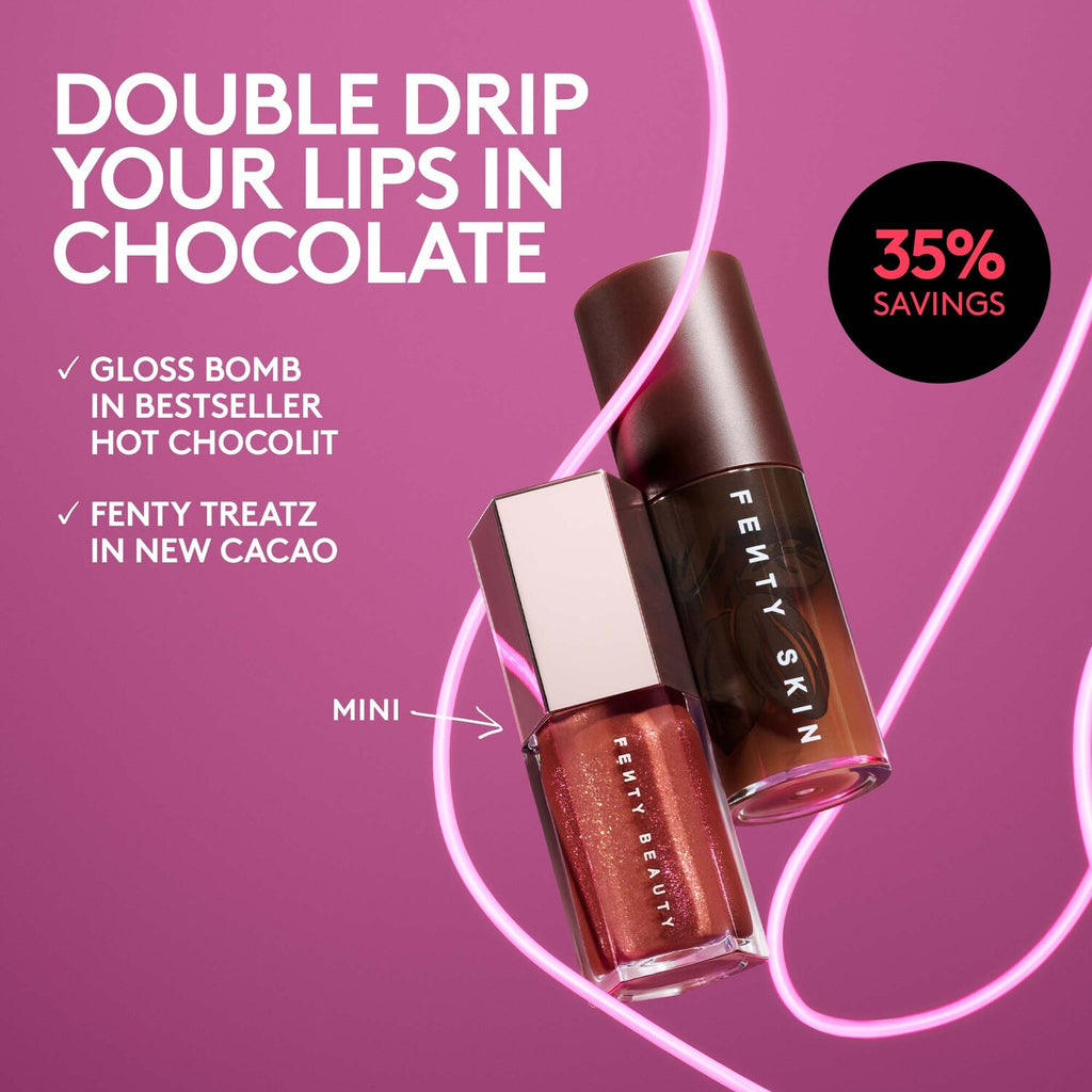 Fenty Beauty Chocolit Treatz Lip Luminizer + Lip Oil Duo - Default Title - official image 1