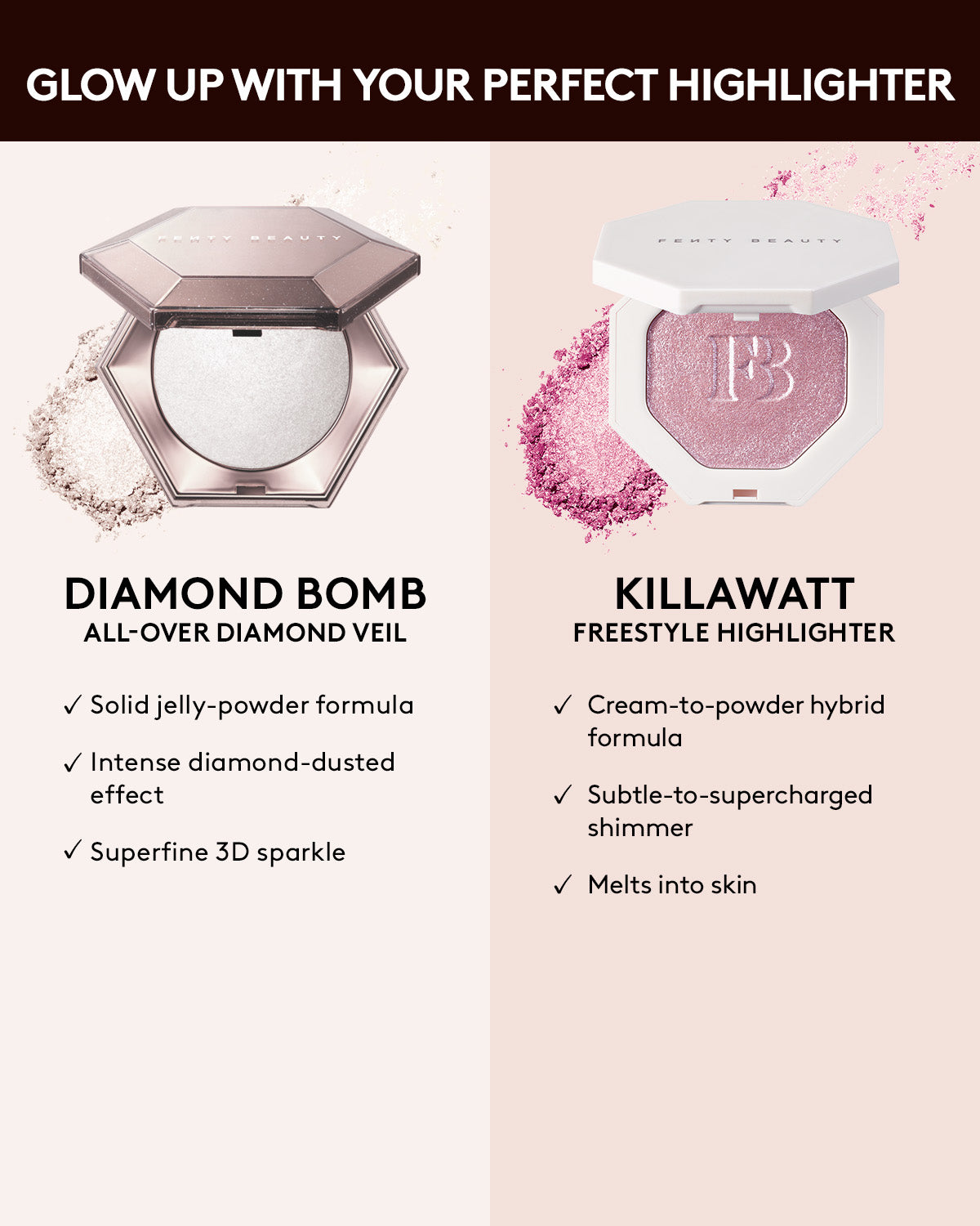 Fenty Beauty Diamond Bomb All-Over Diamond Veil - 01 How Many Carats ?! - official image 6