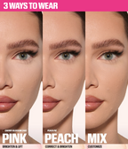 Huda Beauty Easy Bake Duo Loose Powder - Cherry Peach - three ways to wear Cherry Peach