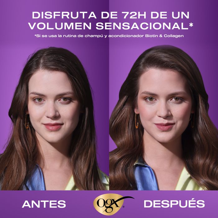 OGX Champú Biotina y Colágeno Voluminizador y Texturizador Champús