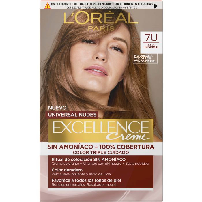 L'Oréal París Excellence Creme Tintes Universal Nudes Tintes sin amoníaco