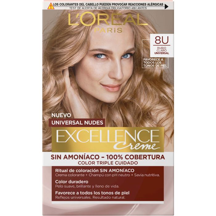 L'Oréal París Excellence Creme Tintes Universal Nudes Tintes sin amoníaco