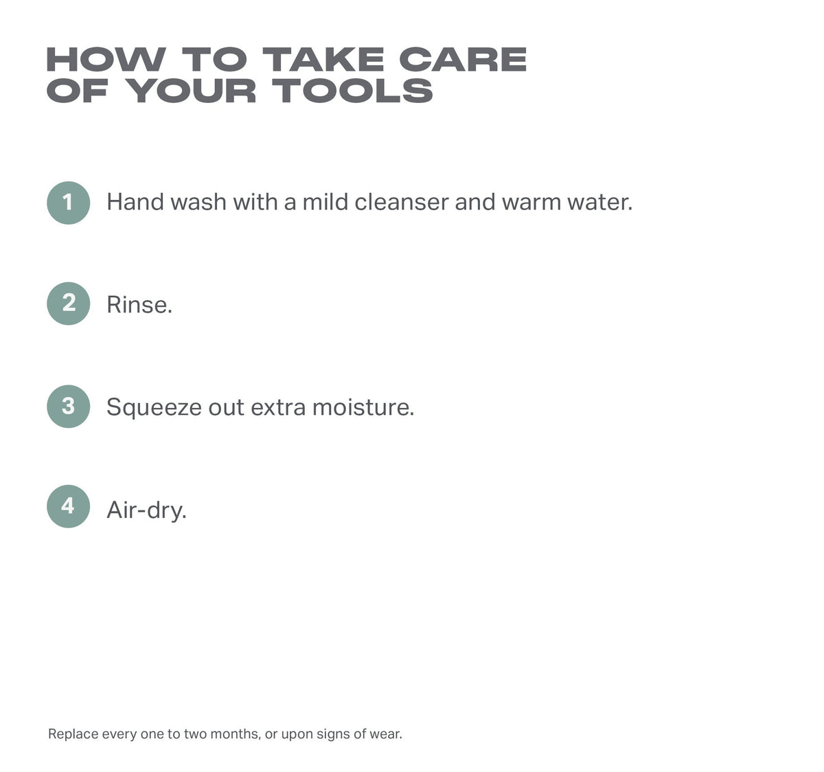 Morphe All Set Touch-Up Powder Puff - care instructions