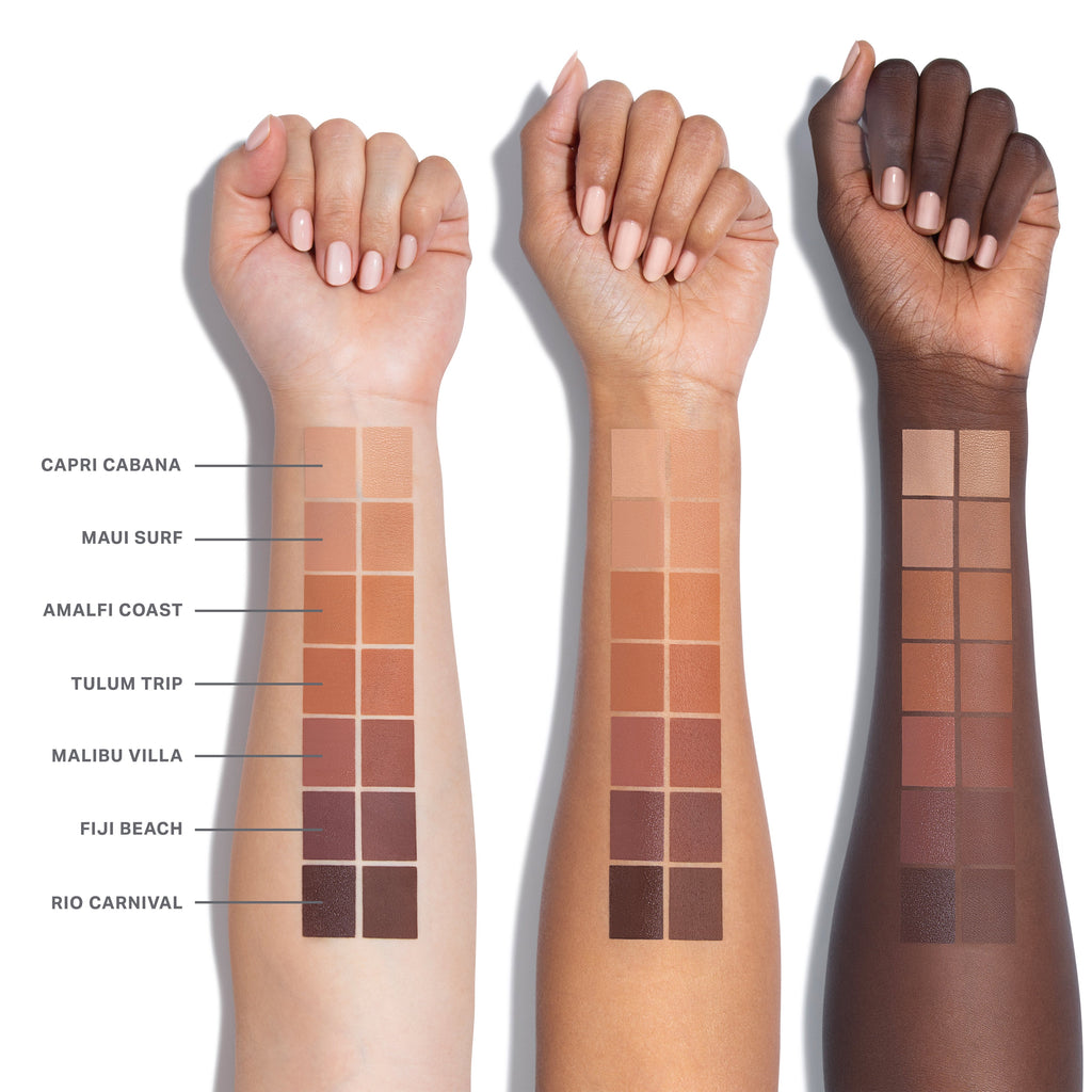 Morphe Bronze & Tone Duos - labelled shade range