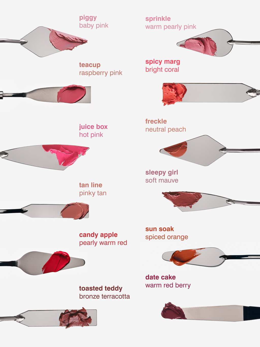 Rhode Pocket Blush shade range comparison