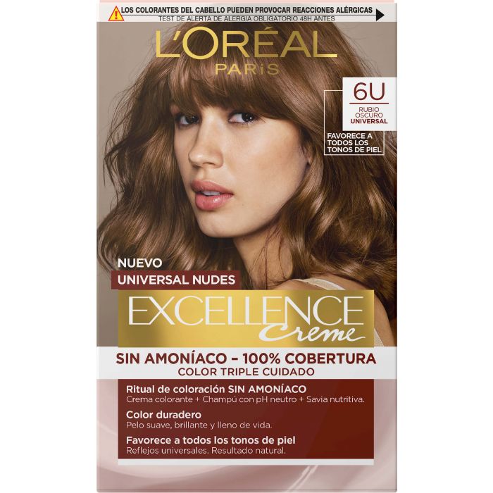 L'Oréal París Excellence Creme Tintes Universal Nudes Tintes sin amoníaco
