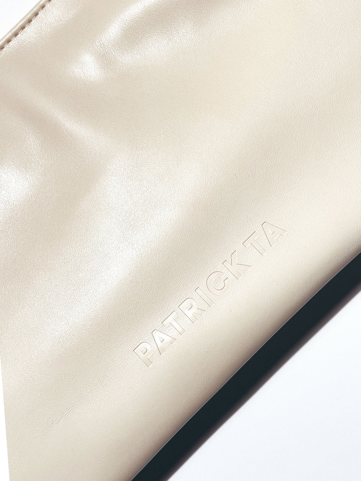 Patrick Ta Elevated Beauty Bag - Cream - official view 1