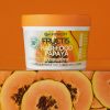 Garnier Fructis Hair Food Mascarilla Cabello 3 en 1 Papaya Acondicionadores sin siliconas