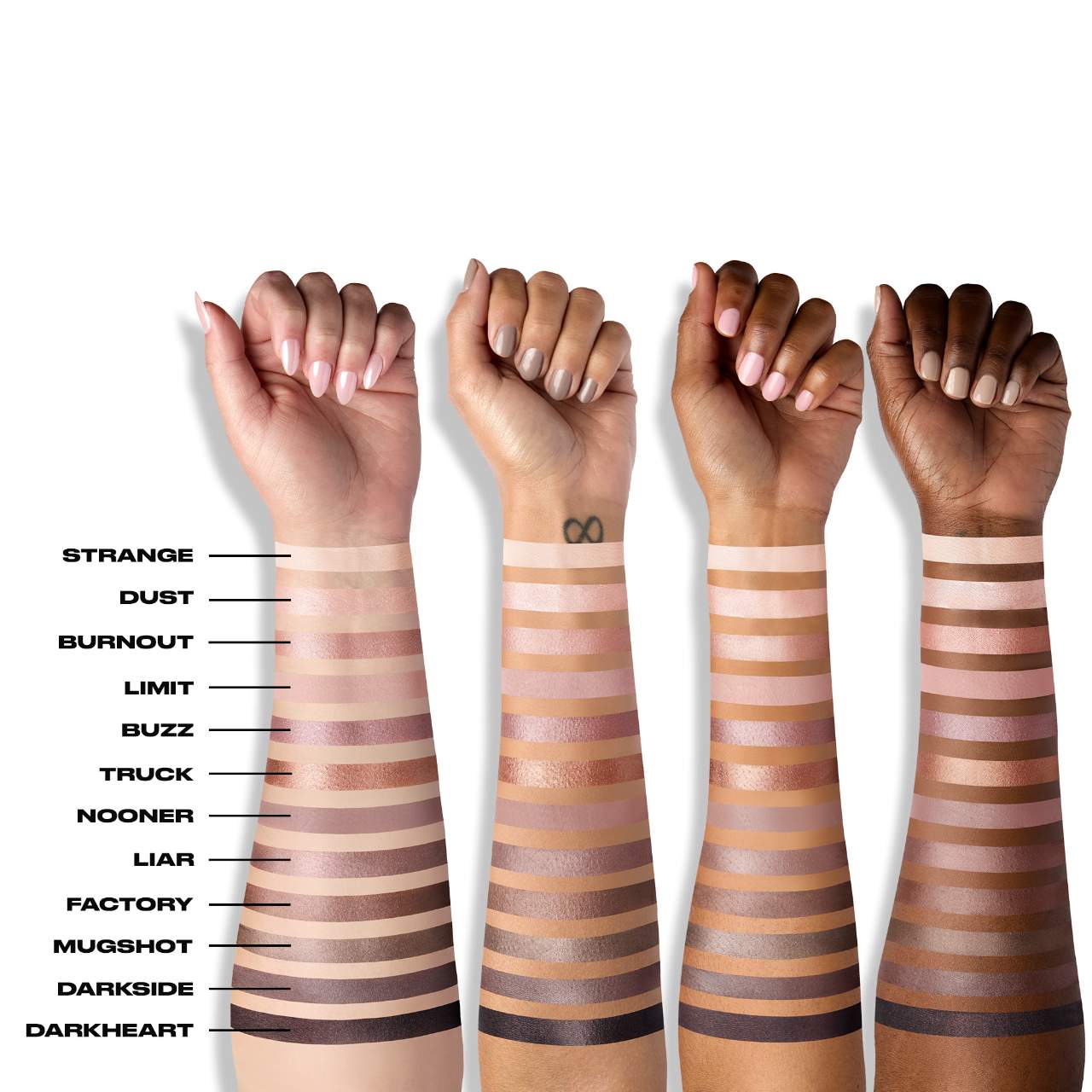 Paleta de sombras de ojos Naked3 Soft Pink