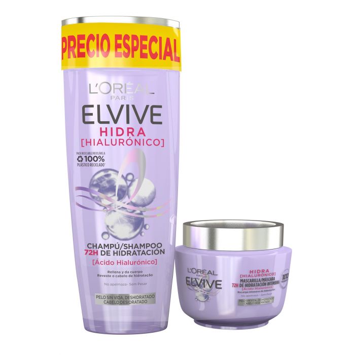 L'Oréal París Hidra Hialurónico Champú +Mascarilla Champús