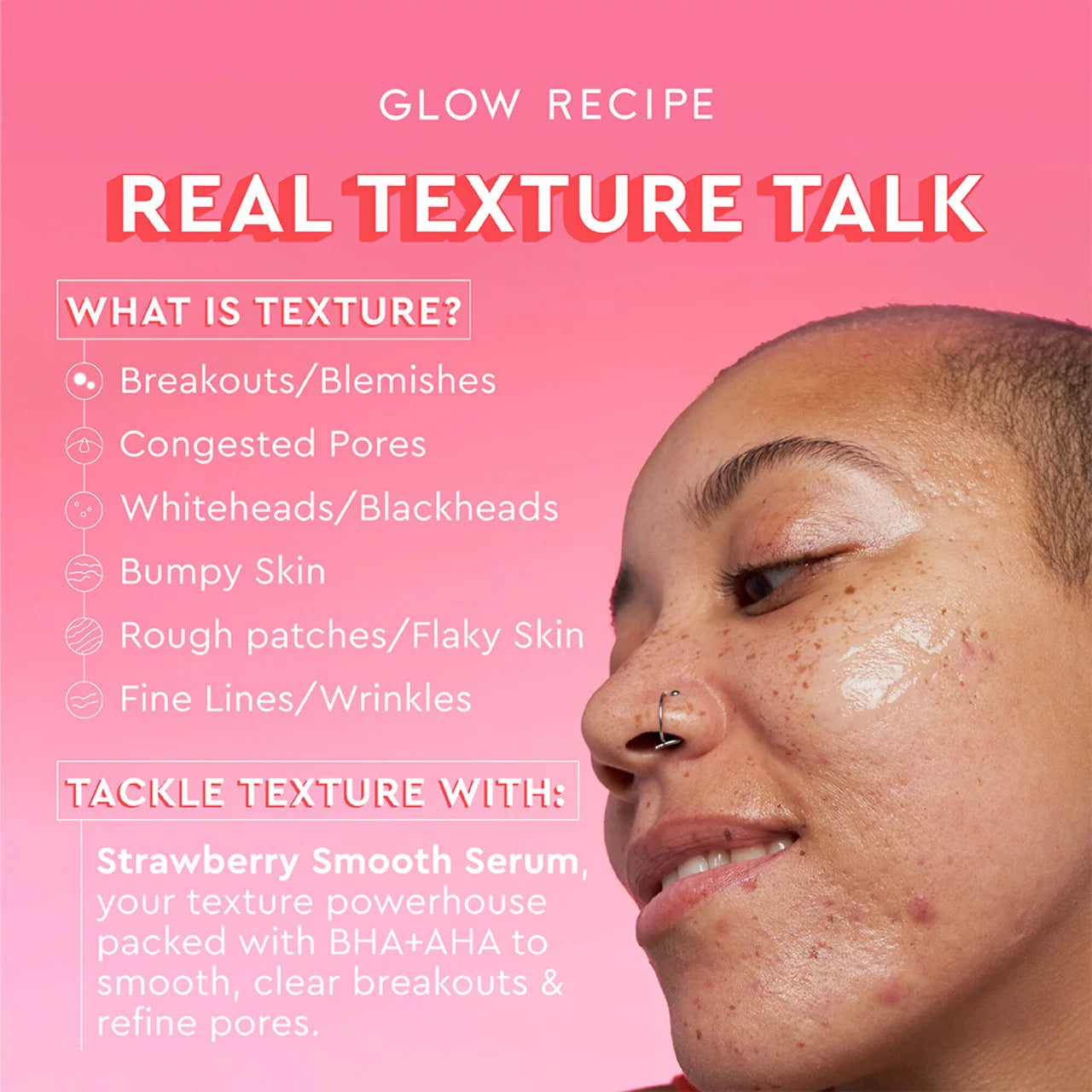 Strawberry Smooth BHA + AHA Salicylic Acid Serum
