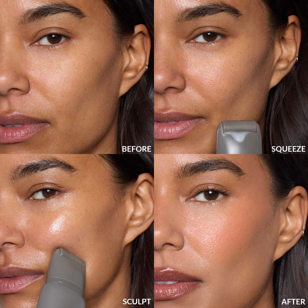 Primer de suero facial iluminador y esculpido con niacinamida