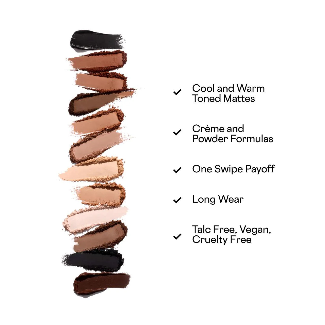 Paleta de sombras de ojos mate Major Dimension III