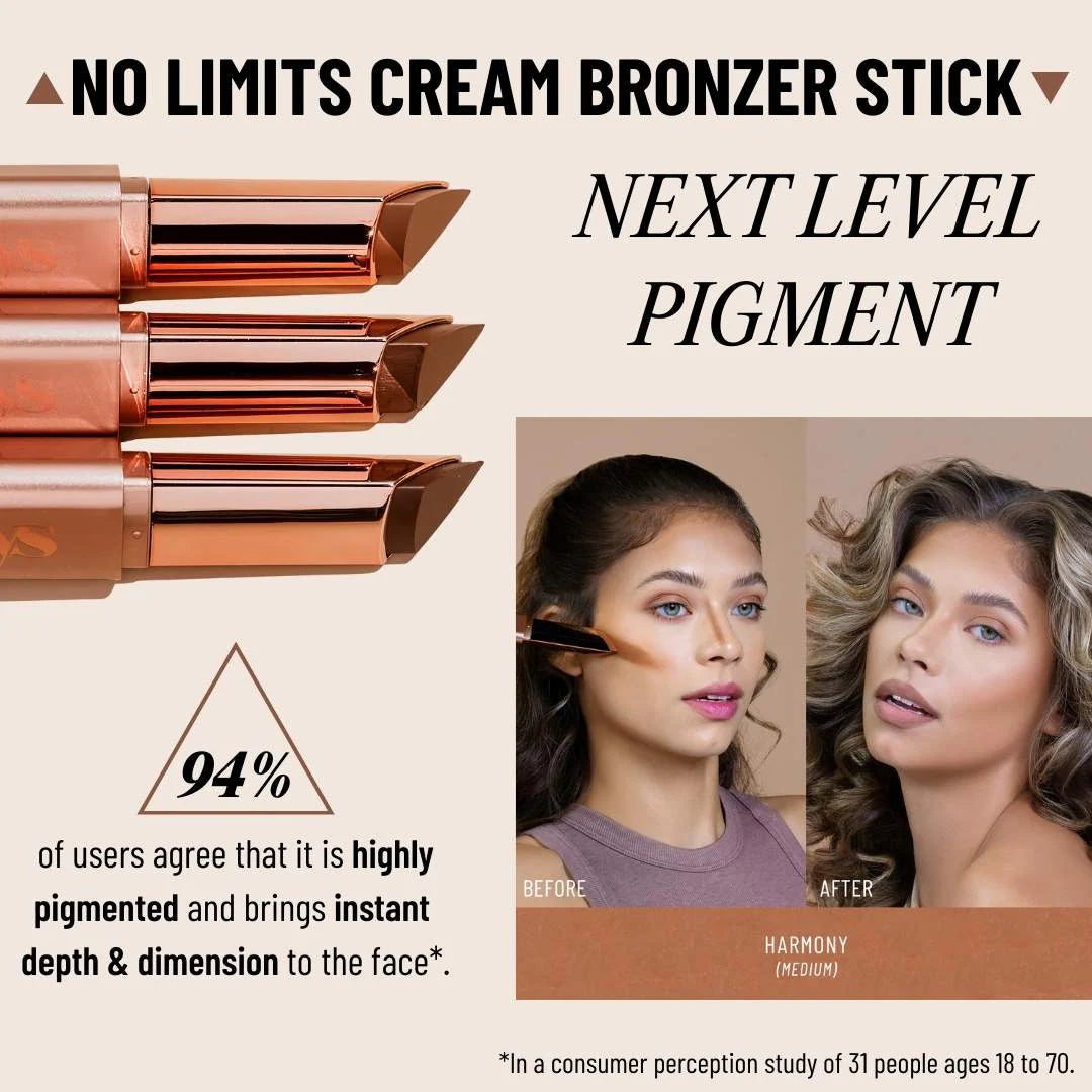Bronceador en crema y barra de contorno No Limits