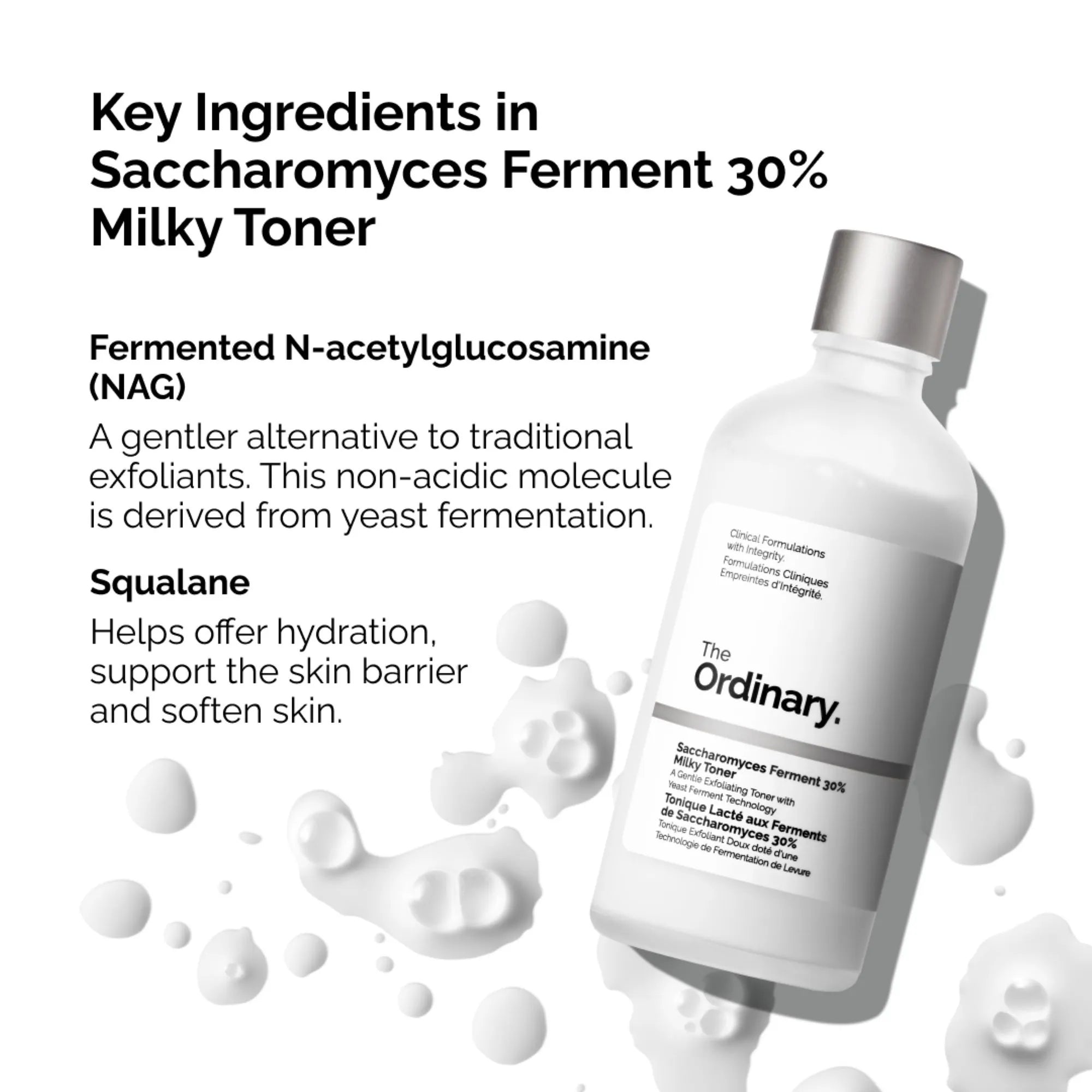 Tónico Lácteo con Fermento Saccharomyces al 30%