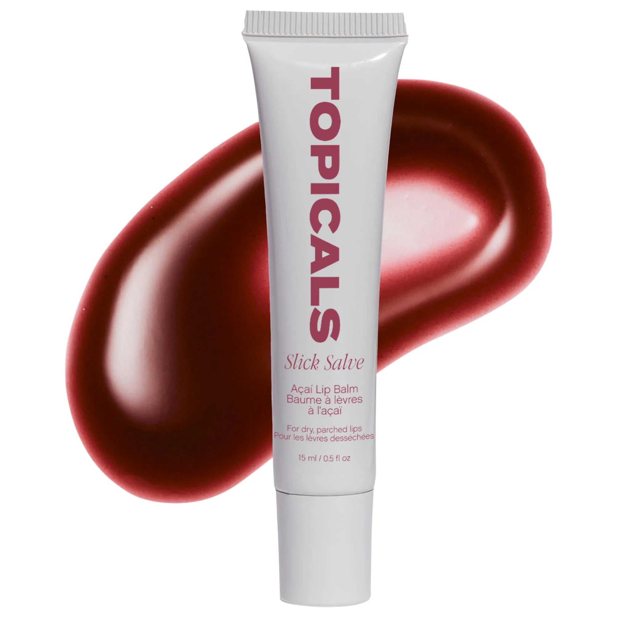 Bálsamo labial brillante Slick Salve para calmar e hidratar