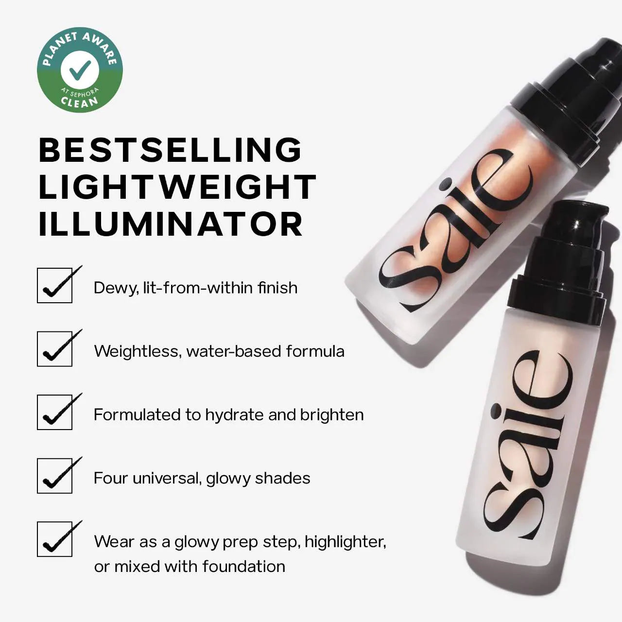 Iluminador multiusos Glowy Super Gel ligero y húmedo