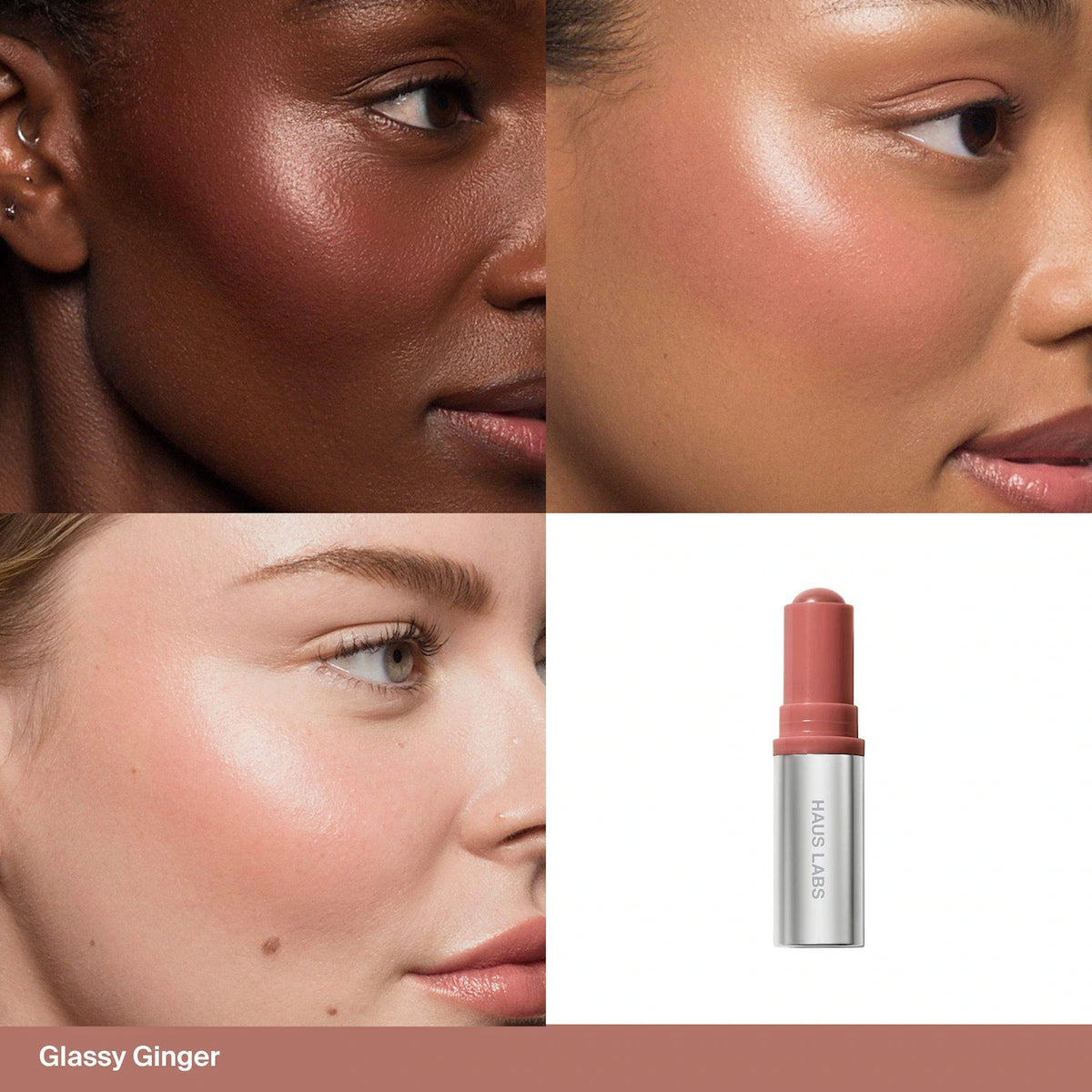 Haus Labs Color Fuse Glassy Blush Balm Stick