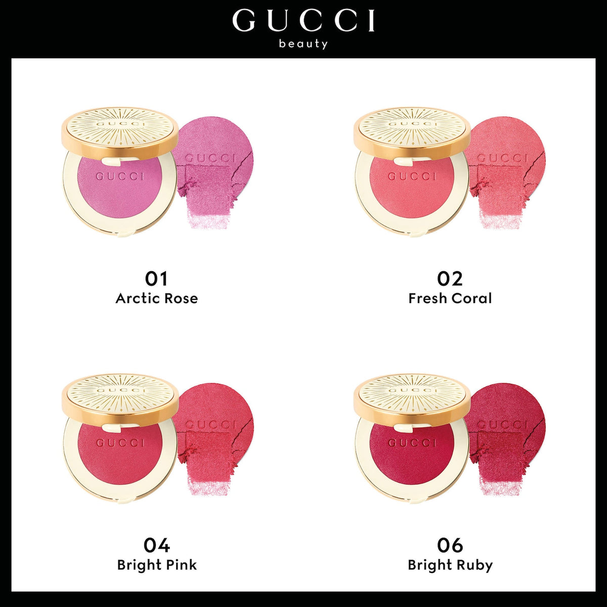 Gucci Glow Dewy Powder Blush 04 Bright Pink — Sephora image 6