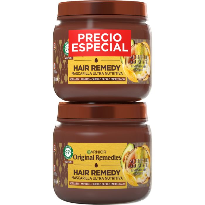 Garnier Mascarilla Capilar Aguacate y Karité Mascarillas para el pelo