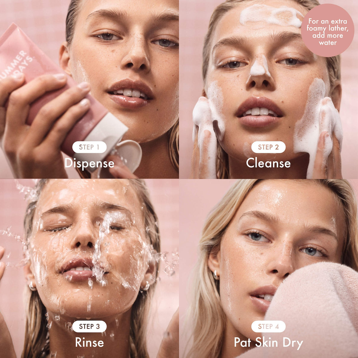 Summer Fridays Pink Dew Gel Cleanser — 50ml