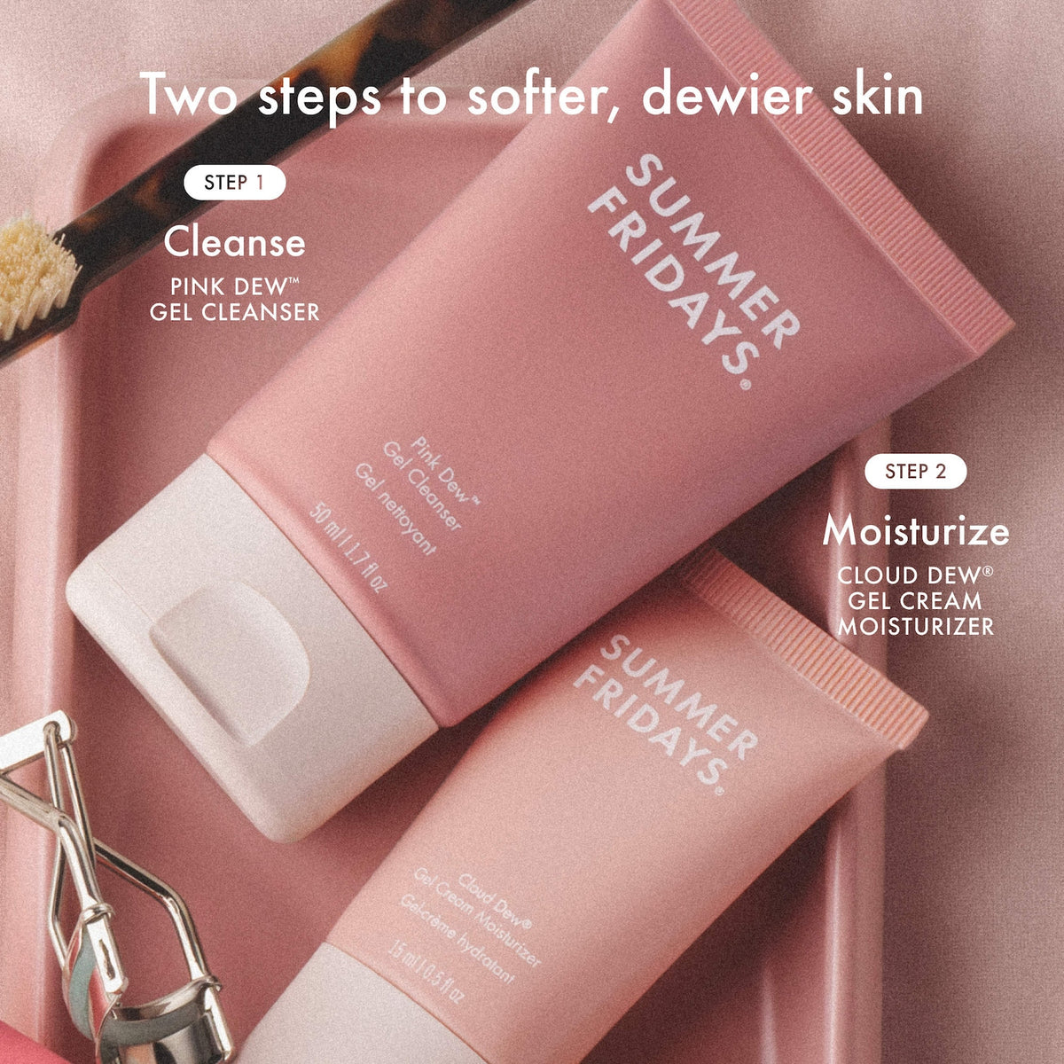 Summer Fridays Pink Dew Gel Cleanser — 50ml