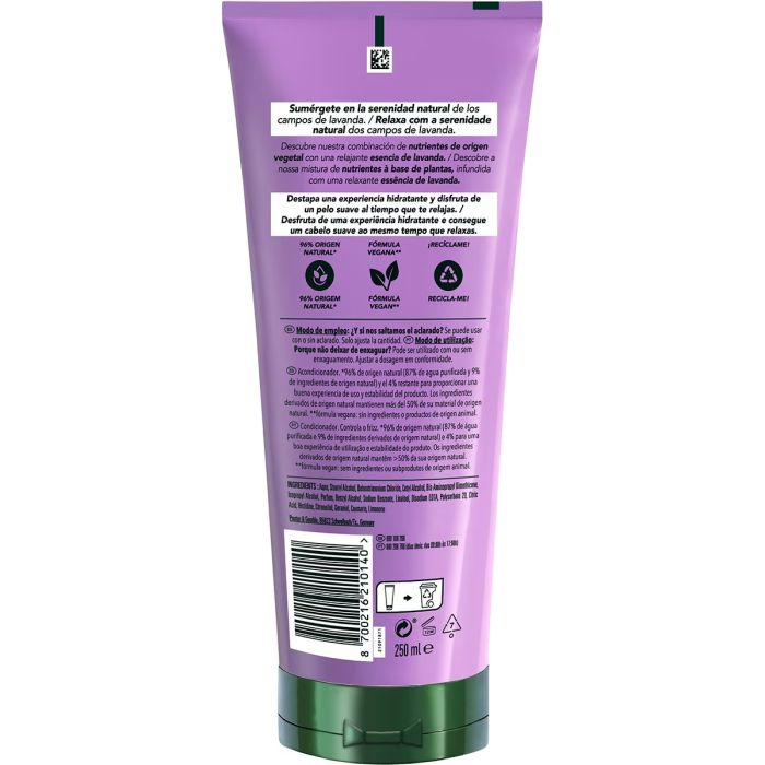 Herbal Essences Acondicionador Controla el Frizz con Aroma a Lavanda Acondicionadores sin aclarado