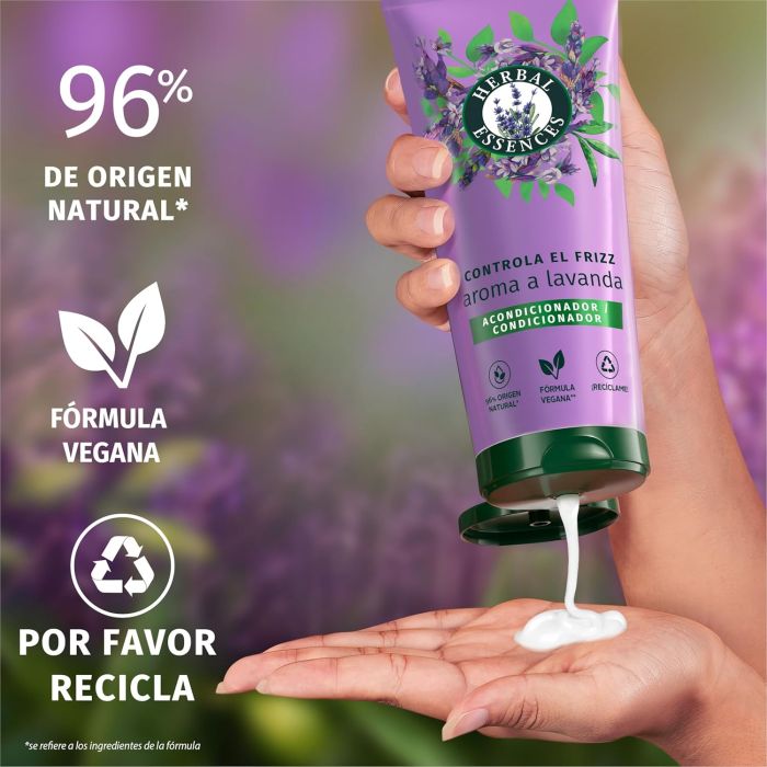 Herbal Essences Acondicionador Controla el Frizz con Aroma a Lavanda Acondicionadores sin aclarado