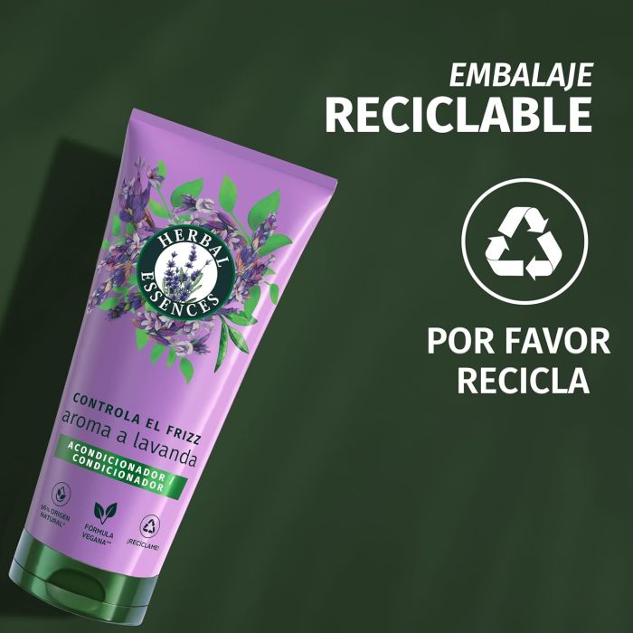 Herbal Essences Acondicionador Controla el Frizz con Aroma a Lavanda Acondicionadores sin aclarado