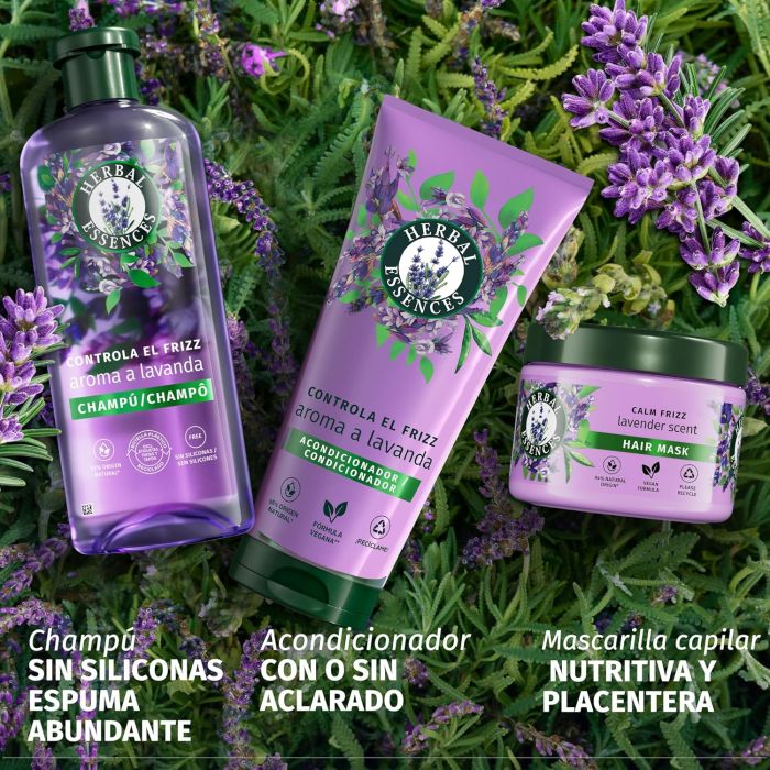 Herbal Essences Acondicionador Controla el Frizz con Aroma a Lavanda Acondicionadores sin aclarado